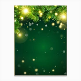 Christmas Background Vector Canvas Print