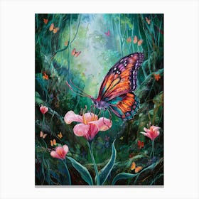 Classical Butterfly Painting II Canvas Print