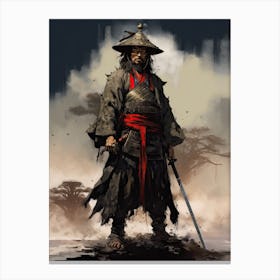 Samurai Katchu Shi Illustration 2 Canvas Print