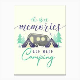 Camping Canvas Print