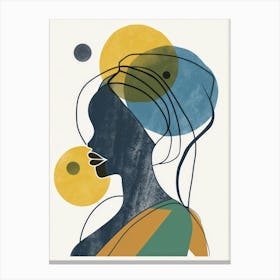 Portrait Of African Woman 37 Canvas Print