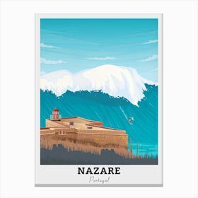 Nazare Portugal Travel Canvas Print