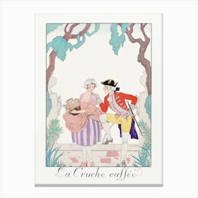 La Cruche Caffée (1925), 1 George Barbier Canvas Print
