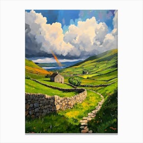 Rolling Hills Of Ireland 5 Canvas Print