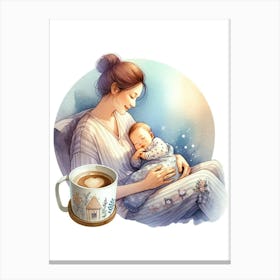 Mother And Baby 1 Canvas Print