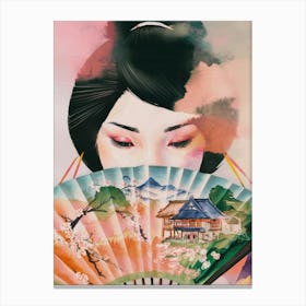 Geisha Canvas Print