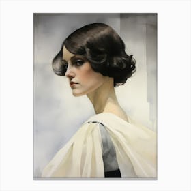 Woman Portrait Painting Canvas Print