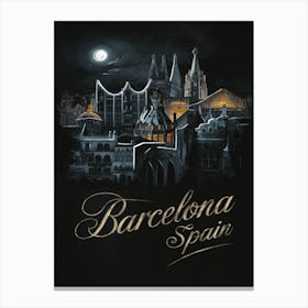 Barcelona Spain 1 Canvas Print