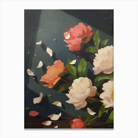 Peonies 3 Canvas Print