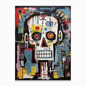 Graffiti of the Undead: Skulls in Neo-Expressionism Canvas Print