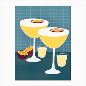 Passionfruit Martini Canvas Print