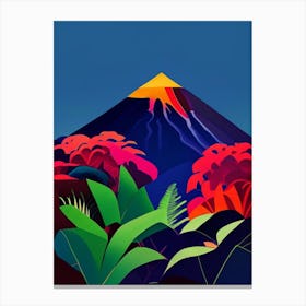Arenal Volcano National Park Costa Rica Pop Matisse Canvas Print