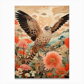 Osprey 4 Detailed Bird Painting Canvas Print