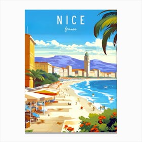 Nice Travel France Canvas Print