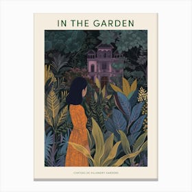 In The Garden Poster Chateau De Villandry Gardens France 3 Canvas Print