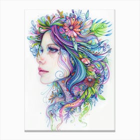 Psychedelic Art 8 Canvas Print