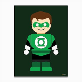 Toy Green Lantern Canvas Print