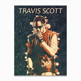 Travis Scott 63 Canvas Print