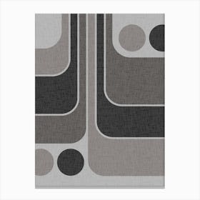 Throwback Mid Century Modern Geometric Abstract 1 Stampe su tela