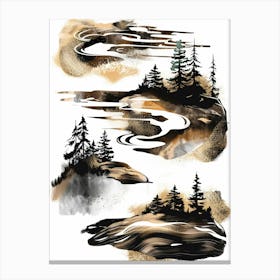 Watercolour Painting Canvas Print