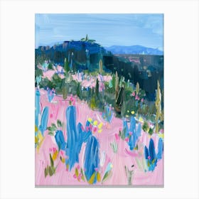 Pink Cactus Canvas Print