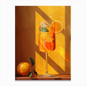 Aperol Spritz Orange 120 Canvas Print