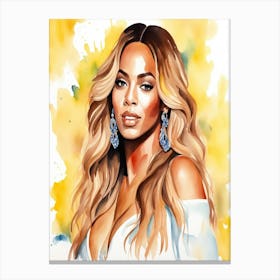 Beyoncé Canvas Print