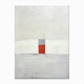 Red And White Canvas Print