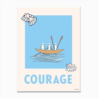 The Moomin Collection Courage Canvas Print