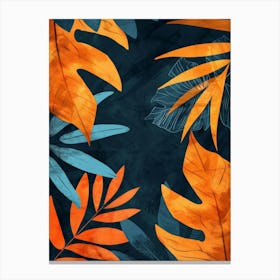 Tropical Leaves 145 Canvas Print