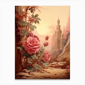 Rose Victorian Style 0 Canvas Print