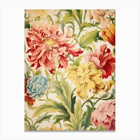 Floral Wallpaper 184 Canvas Print