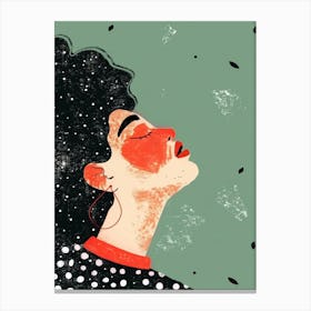 Illustration Of A Woman 26 Canvas Print