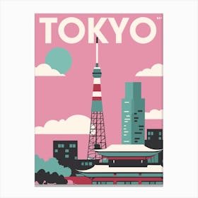 Tokyo Skyline Canvas Print