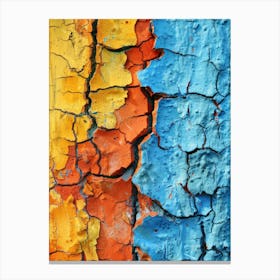 Peeling Paint Canvas Print