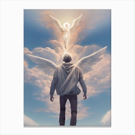 Flying to Heaven Canvas Print