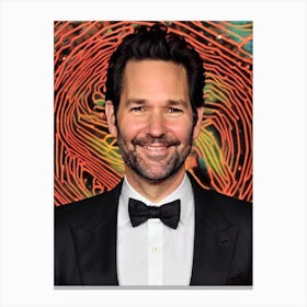 Paul Rudd Illustration Movies Canvas Print