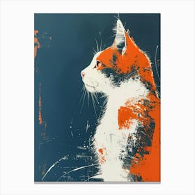 Orange Cat Canvas Print Canvas Print