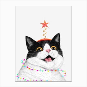 Christmas Cat 1 Canvas Print