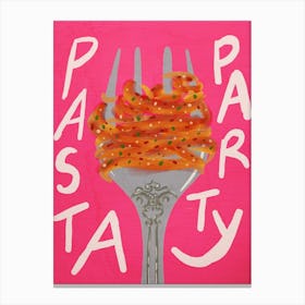Pasta Party 2 Canvas Print