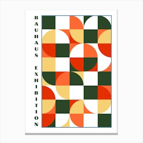 Bauhaus Orange Exhibition 9 Canvas Print