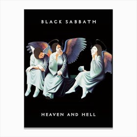 Black Sabbath Heaven And Hell 1 Canvas Print