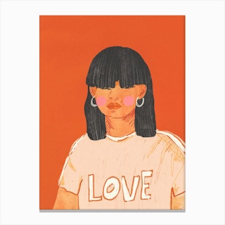 I Am Love Canvas Print
