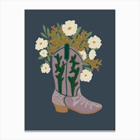 Cowboy Boot Canvas Print