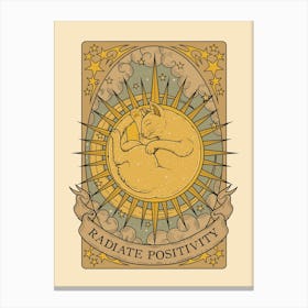 Radiate Positivity Canvas Print