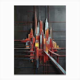 Abstract Cityscape 1 Canvas Print