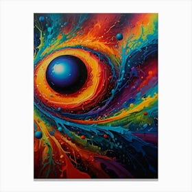 Eye Of The Rainbow Canvas Print