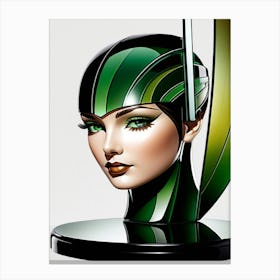 Ojos Verdes Canvas Print