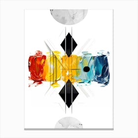 Poster Abstract Illustration Art 14 Canvas Print