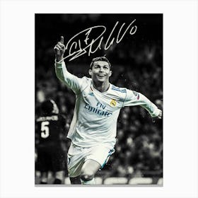 Cristiano Ronaldo Funny Canvas Print